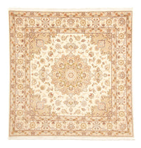 Persisk tæppe - Tabriz - Royal firkantet  - 206 x 202 cm - beige