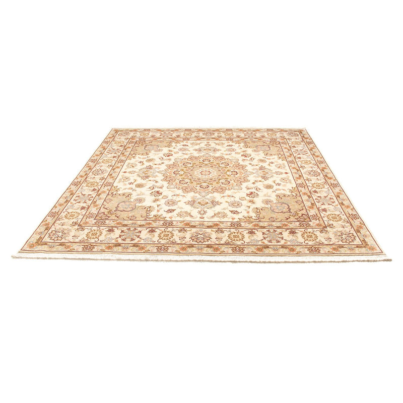 Persisk tæppe - Tabriz - Royal firkantet  - 206 x 202 cm - beige
