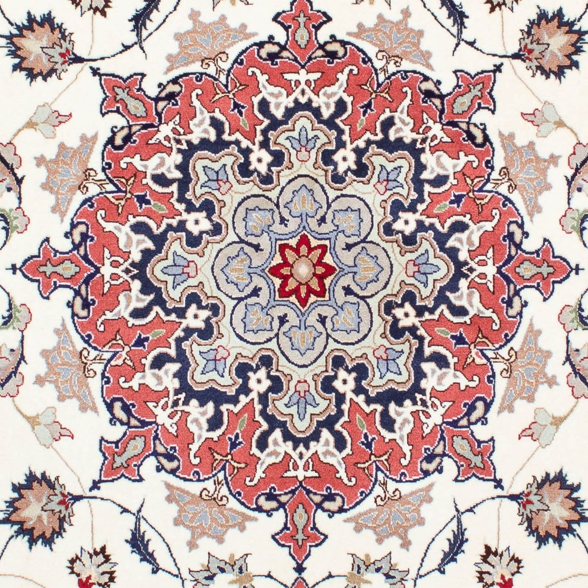 Persisk tæppe - Tabriz - Royal - 205 x 146 cm - beige