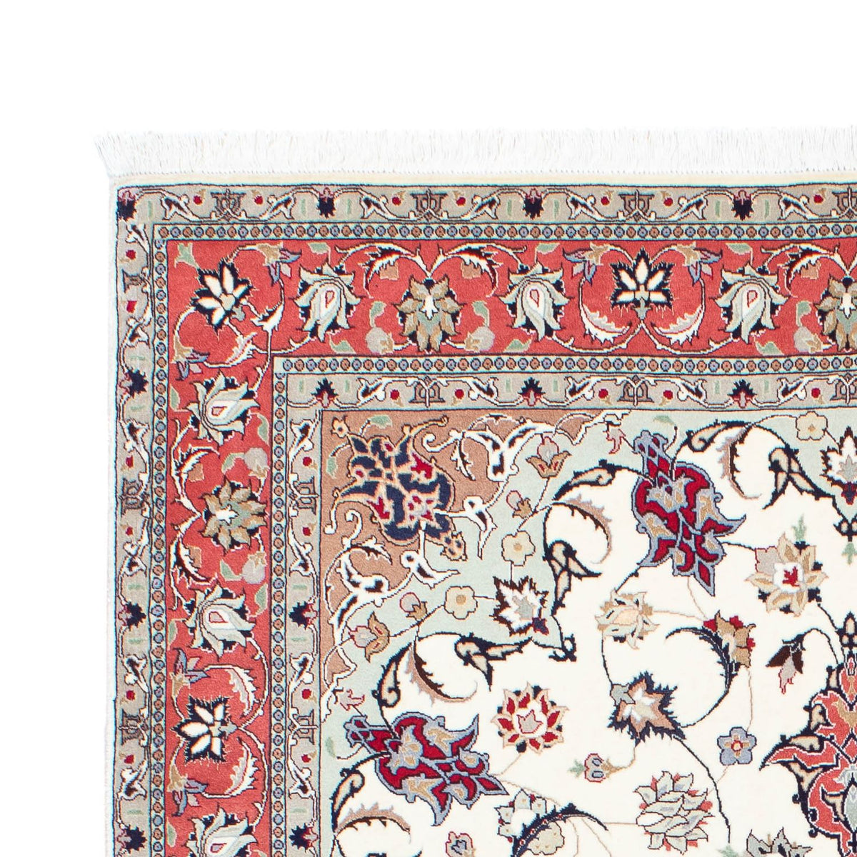Persisk tæppe - Tabriz - Royal - 205 x 146 cm - beige