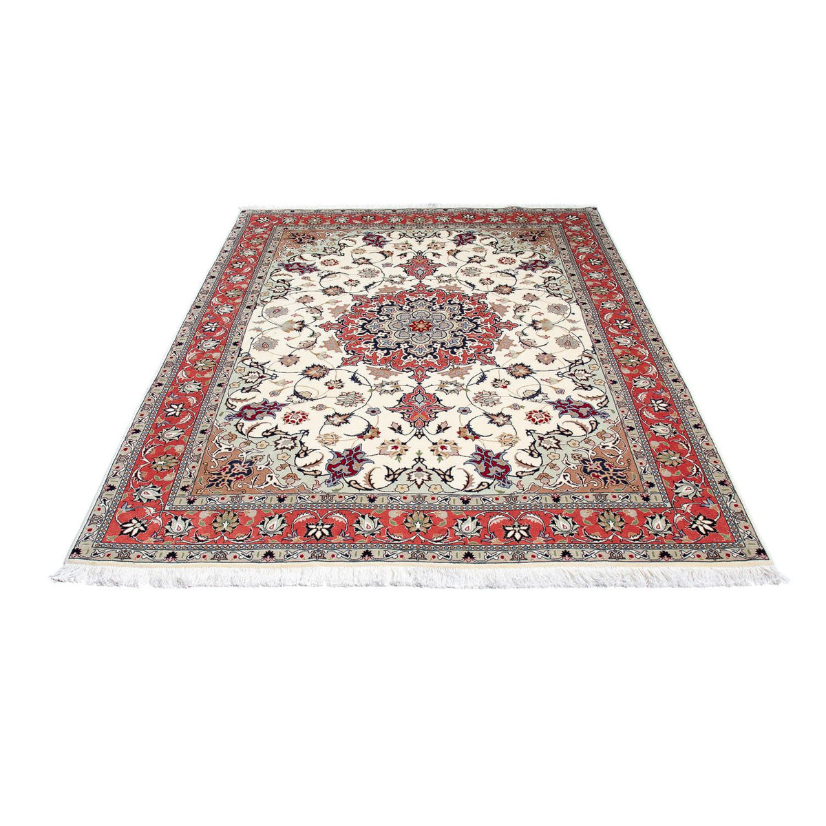 Persisk tæppe - Tabriz - Royal - 205 x 146 cm - beige