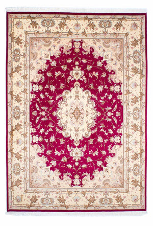Persisk tæppe - Tabriz - Royal - 242 x 168 cm - rød