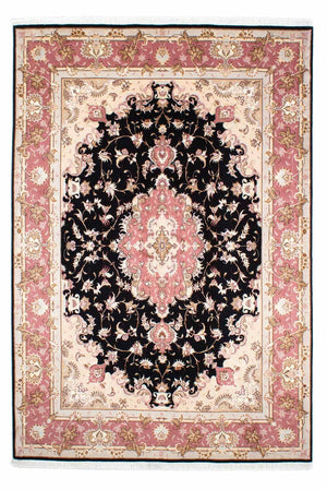 Persisk tæppe - Tabriz - Royal - 243 x 168 cm - mørkeblå