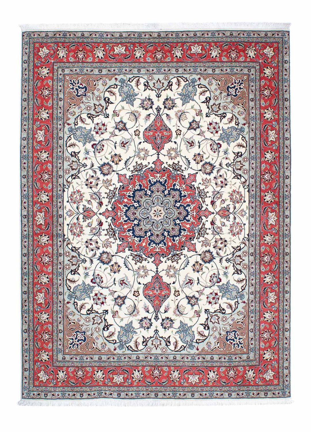 Persisk tæppe - Tabriz - Royal - 215 x 153 cm - beige