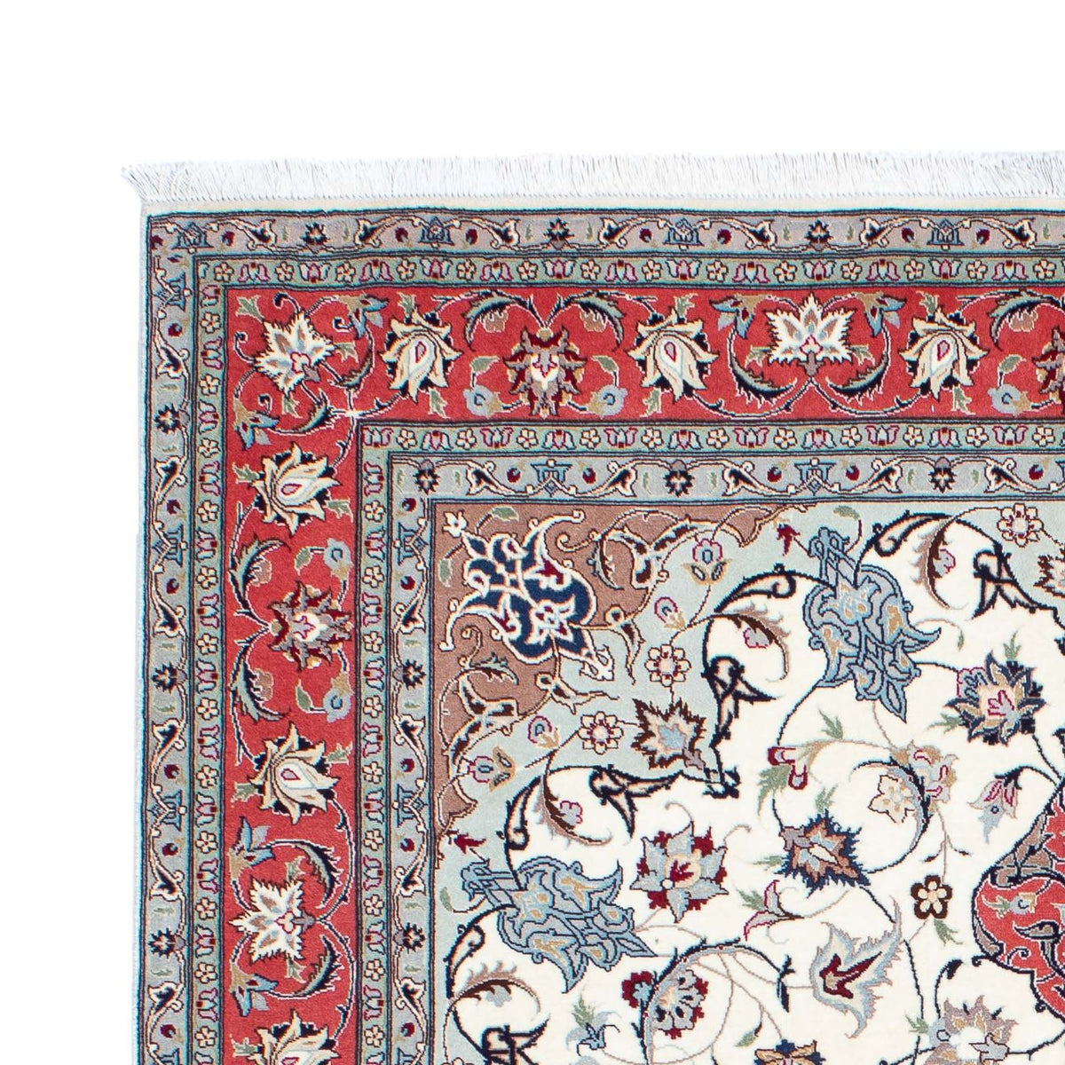 Persisk tæppe - Tabriz - Royal - 215 x 153 cm - beige