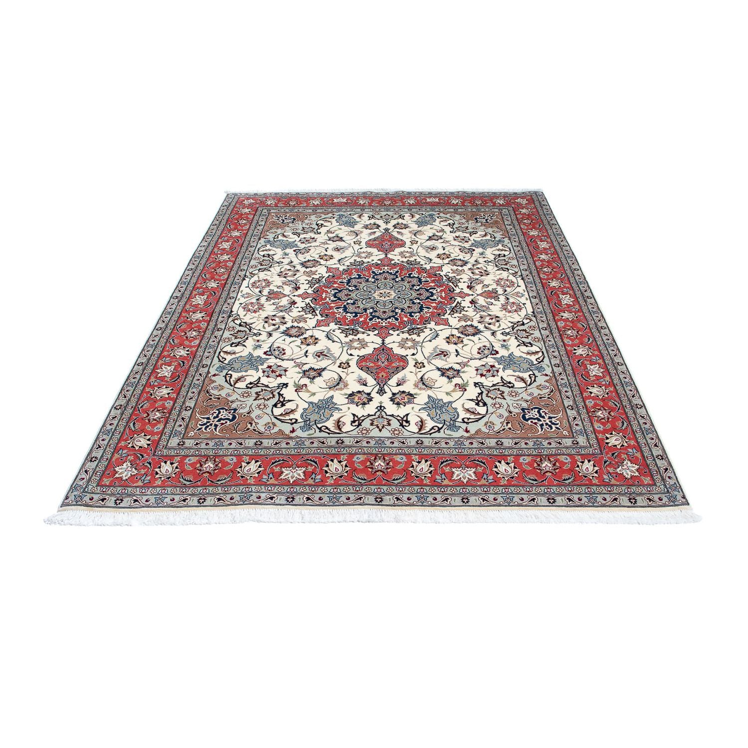Persisk tæppe - Tabriz - Royal - 215 x 153 cm - beige