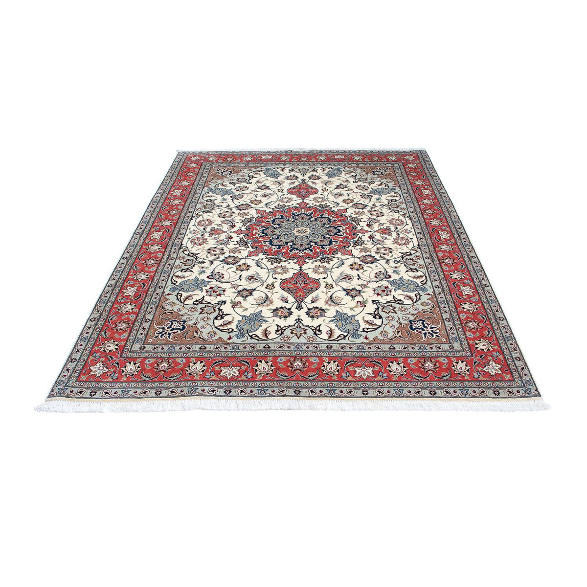 Persisk tæppe - Tabriz - Royal - 215 x 153 cm - beige