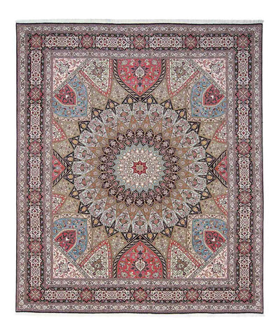 Tabriz - 50 Raj Tæppe 252x303cm - Persisk tæppe