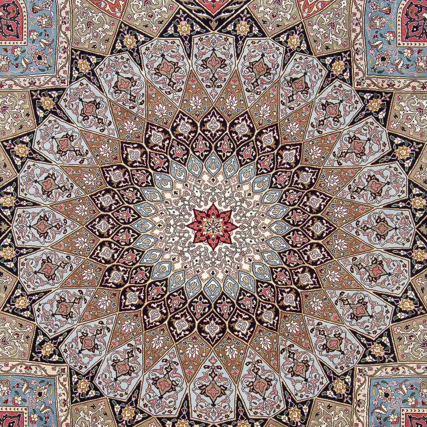 Persisk tæppe - Tabriz - Royal - 303 x 252 cm - flerfarvet