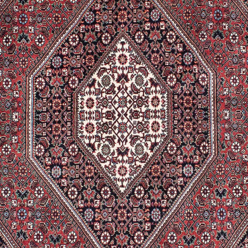 Persisk tæppe - Bijar - 210 x 130 cm - lysrød