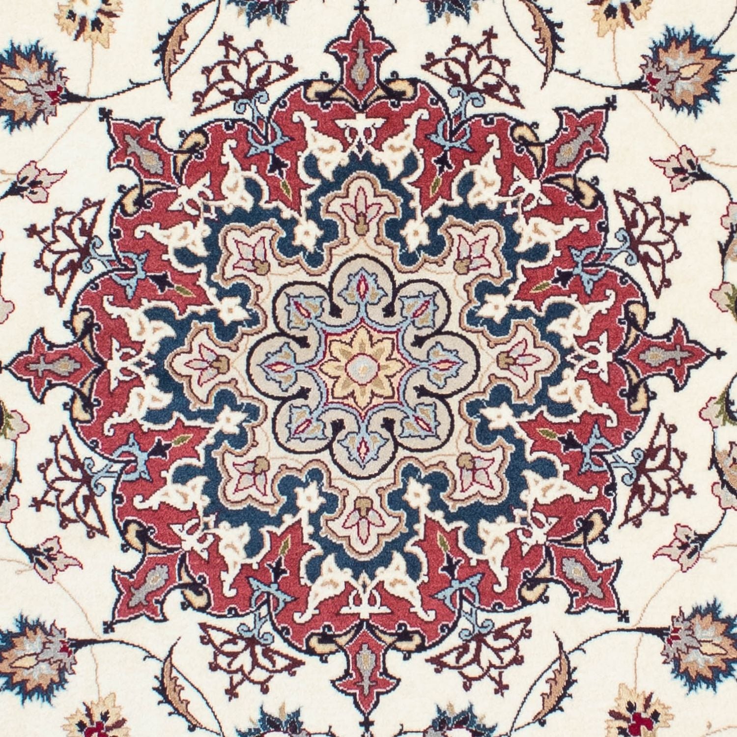 Persisk tæppe - Tabriz - Royal - 198 x 154 cm - beige