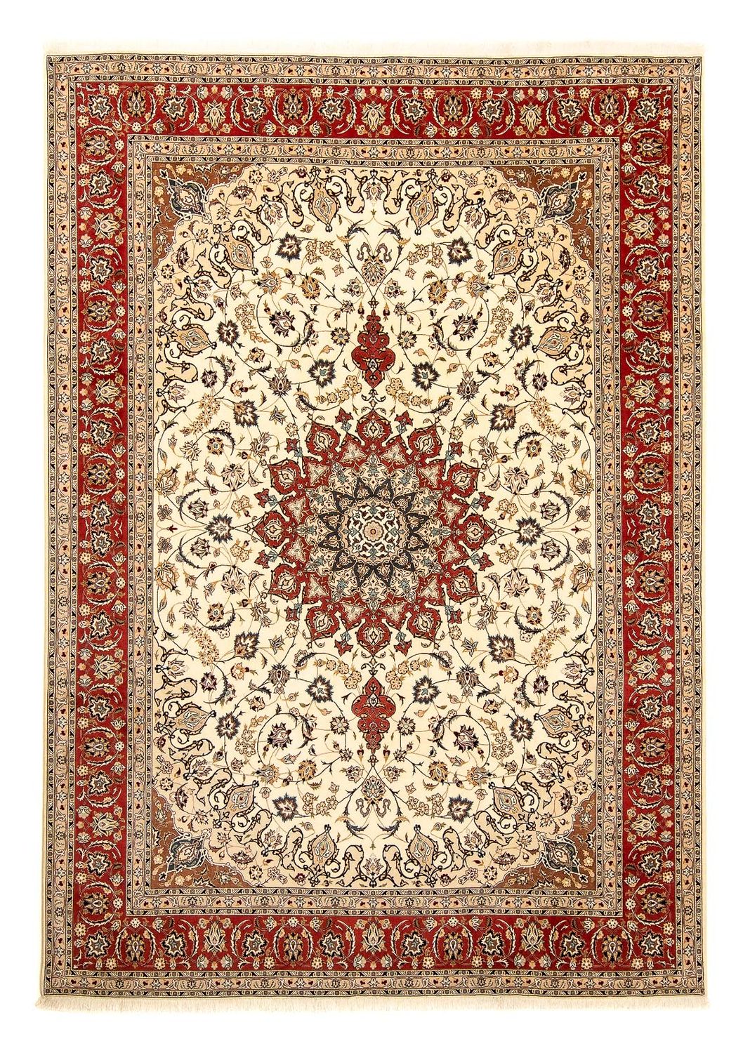 Persisk tæppe - Tabriz - 358 x 254 cm - beige