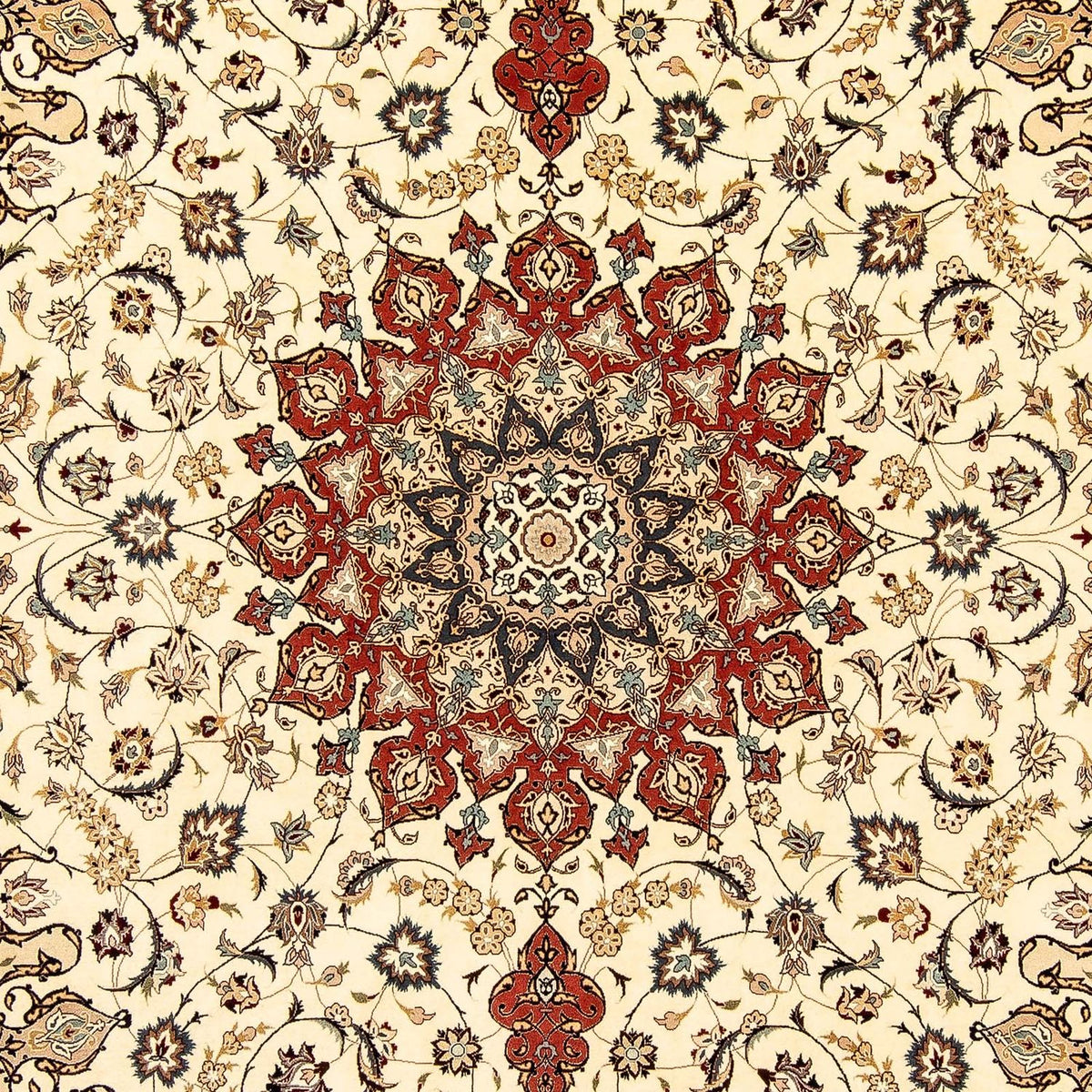 Persisk tæppe - Tabriz - 358 x 254 cm - beige