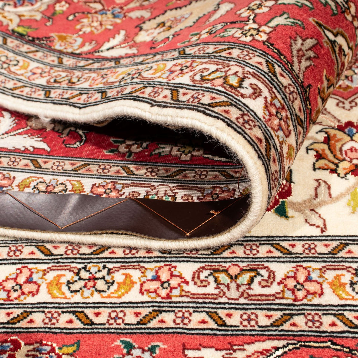 Persisk tæppe - Tabriz - Royal firkantet  - 203 x 200 cm - beige