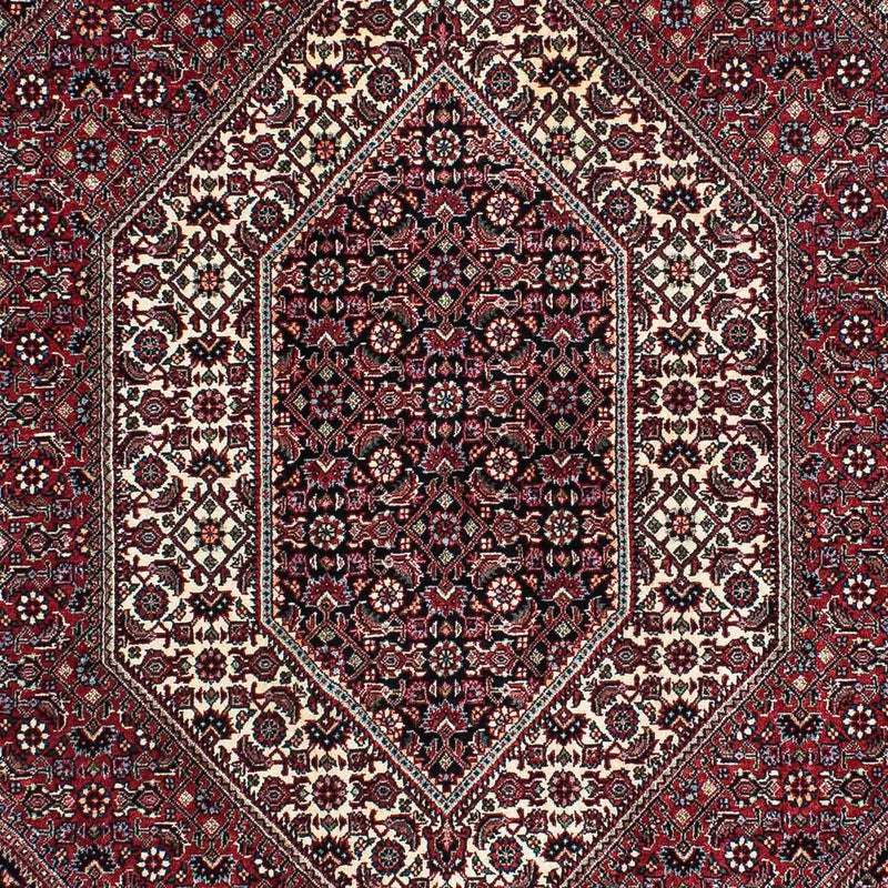 Persisk tæppe - Bijar - 195 x 136 cm - lysrød