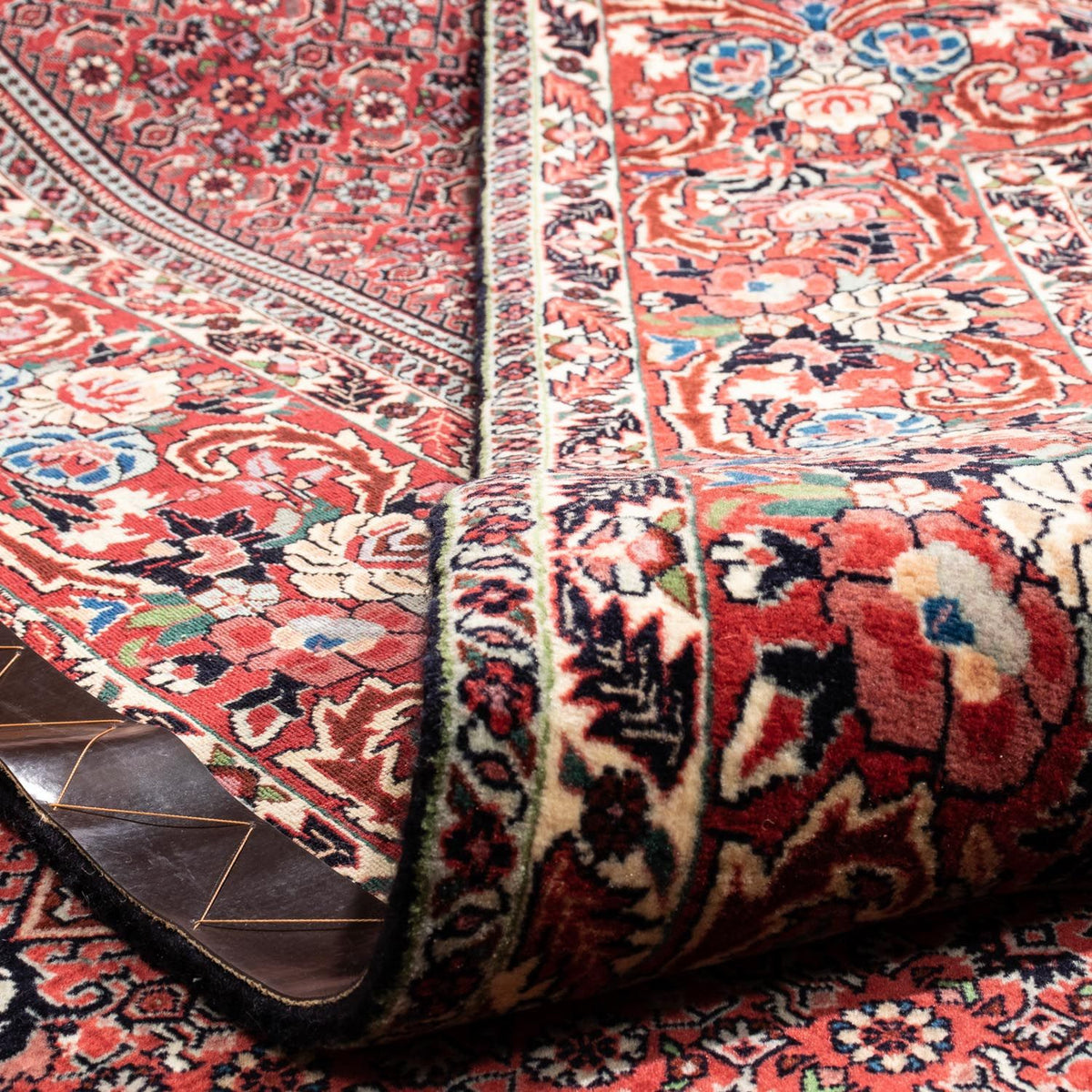 Persisk tæppe - Bijar - Royal - 346 x 252 cm - rød