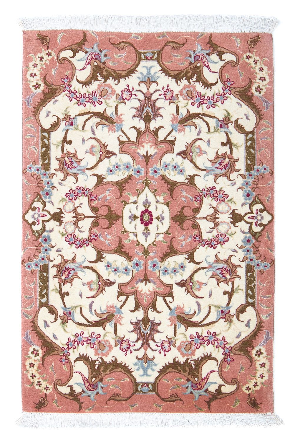 Persisk tæppe - Tabriz - Royal - 90 x 60 cm - beige