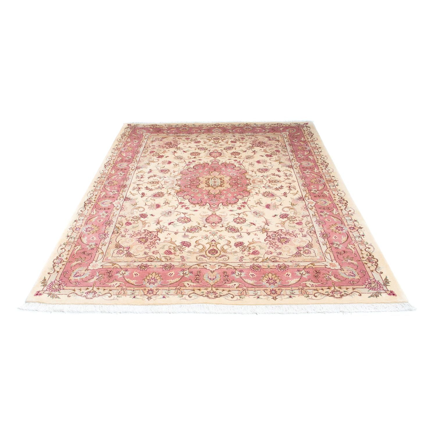 Persisk tæppe - Tabriz - Royal - 240 x 170 cm - beige