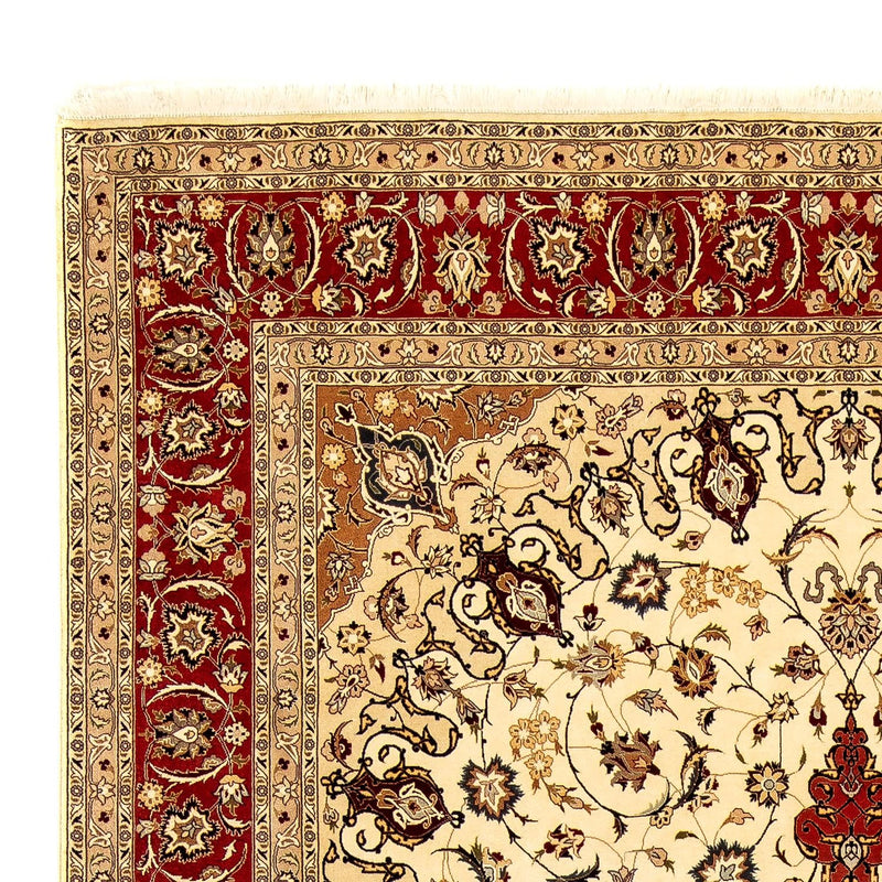 Persisk tæppe - Tabriz - Royal - 351 x 252 cm - beige