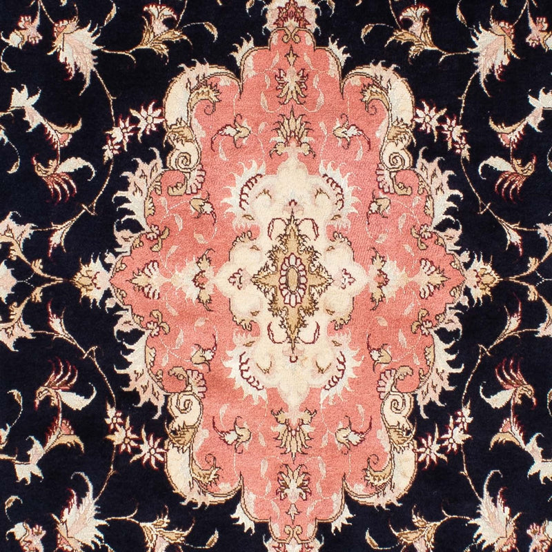 Persisk tæppe - Tabriz - Royal - 245 x 168 cm - mørkeblå