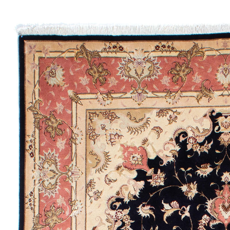 Persisk tæppe - Tabriz - Royal - 245 x 168 cm - mørkeblå