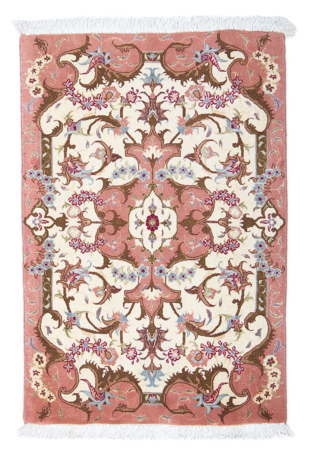 Persisk tæppe - Tabriz - Royal - 90 x 60 cm - beige