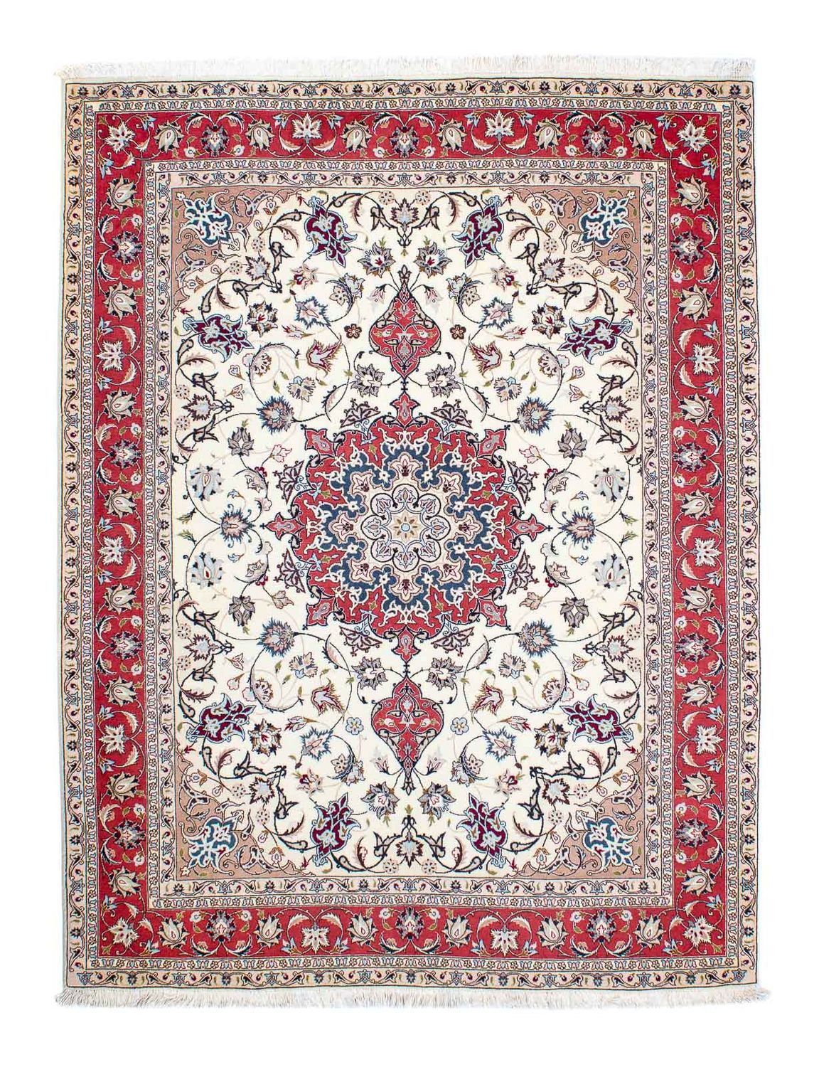Persisk tæppe - Tabriz - Royal - 191 x 156 cm - beige