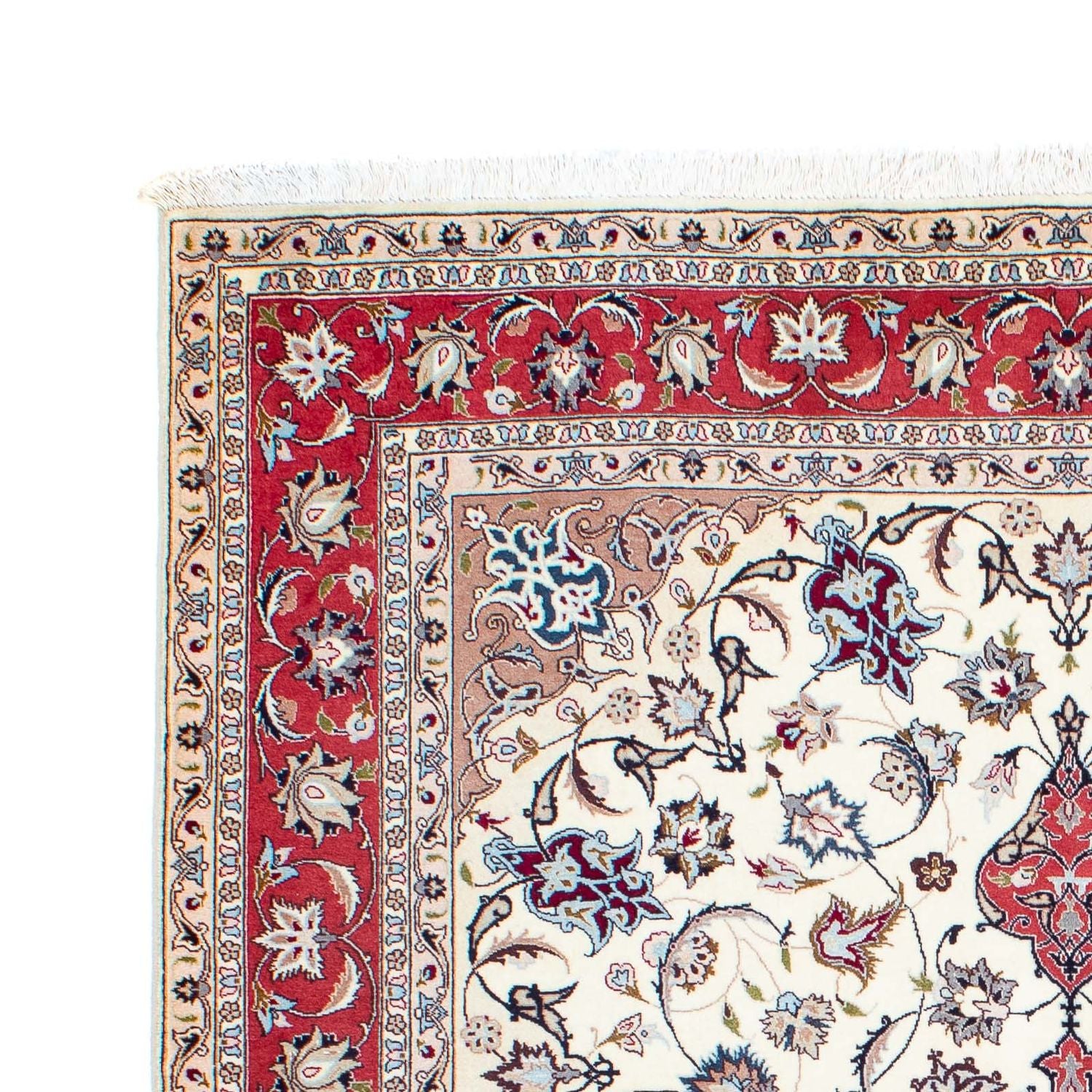 Persisk tæppe - Tabriz - Royal - 191 x 156 cm - beige
