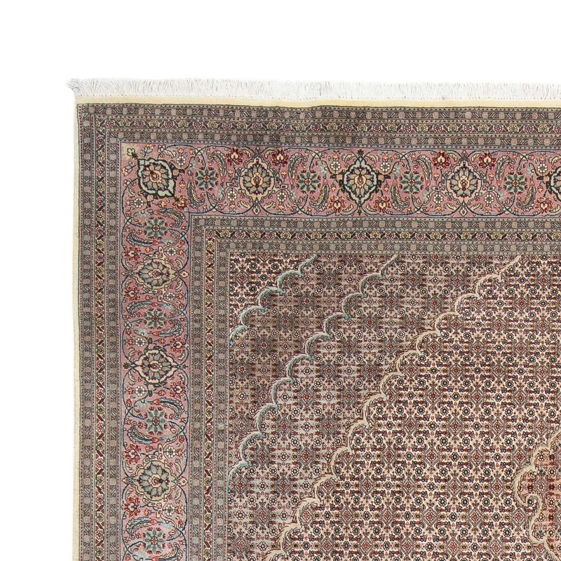 Persisk tæppe - Tabriz - 296 x 203 cm - lys brun