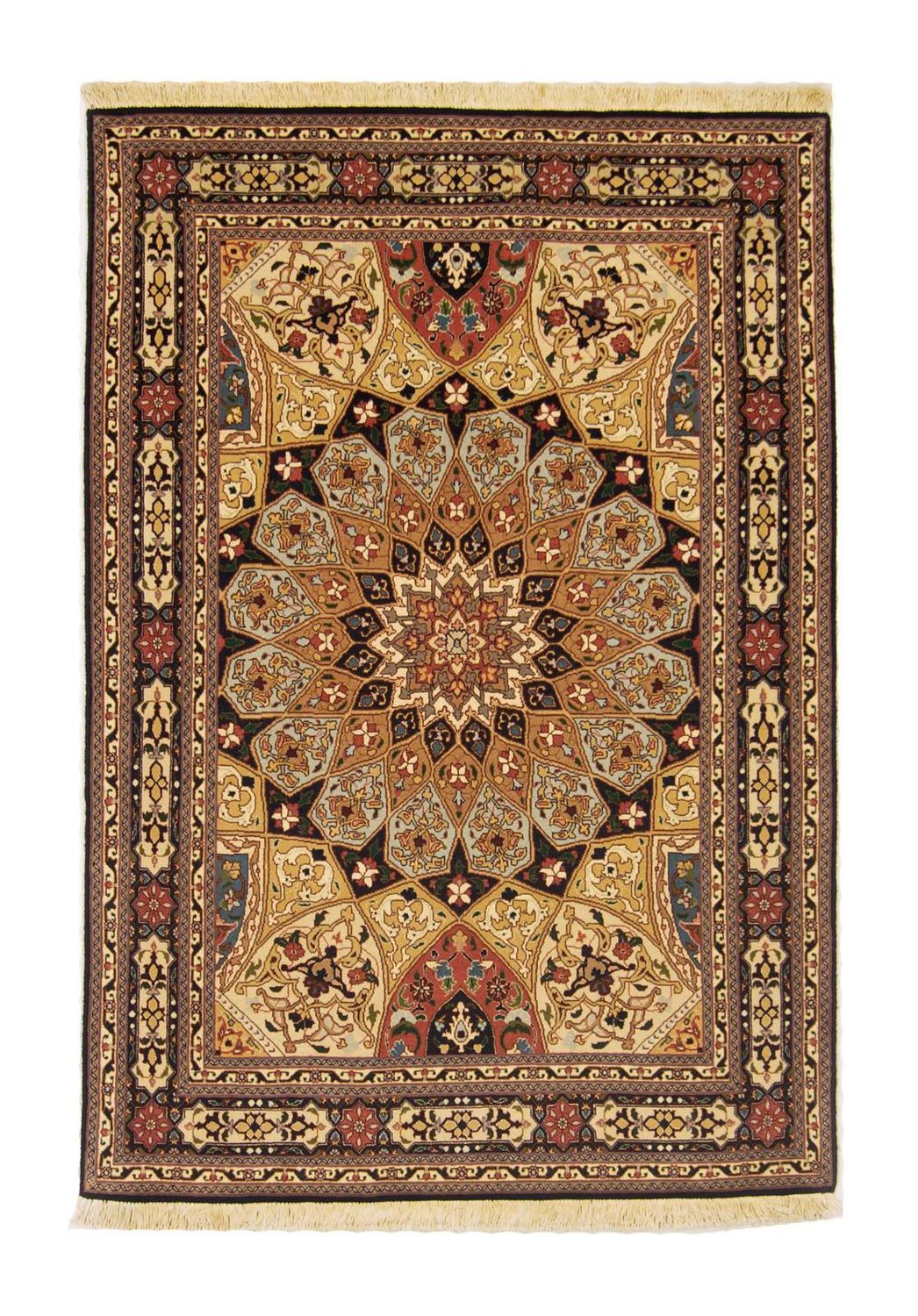Persisk tæppe - Tabriz - Royal - 151 x 103 cm - flerfarvet