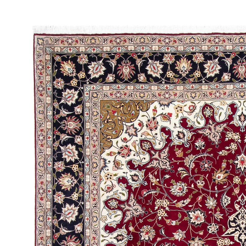 Persisk tæppe - Tabriz - Royal - 305 x 205 cm - mørkerød
