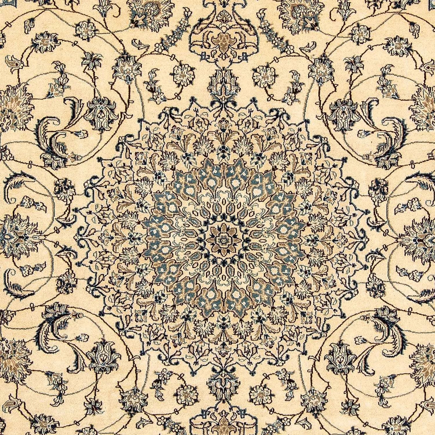 Persisk tæppe - Nain - Premium - 292 x 198 cm - beige