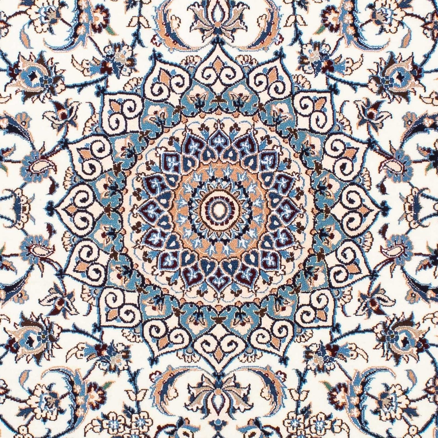 Persisk tæppe - Nain - Premium - 202 x 128 cm - beige