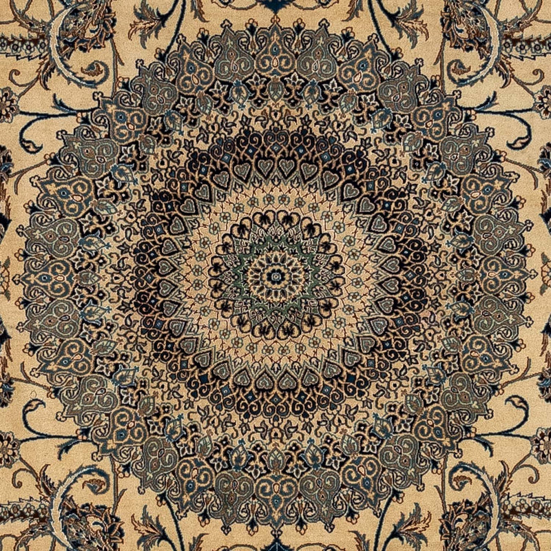 Persisk tæppe - Nain - Premium - 362 x 243 cm - mørk beige