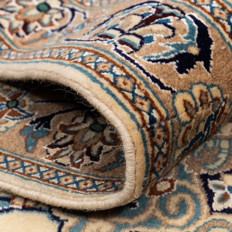 Persisk tæppe - Nain - Premium - 362 x 243 cm - mørk beige