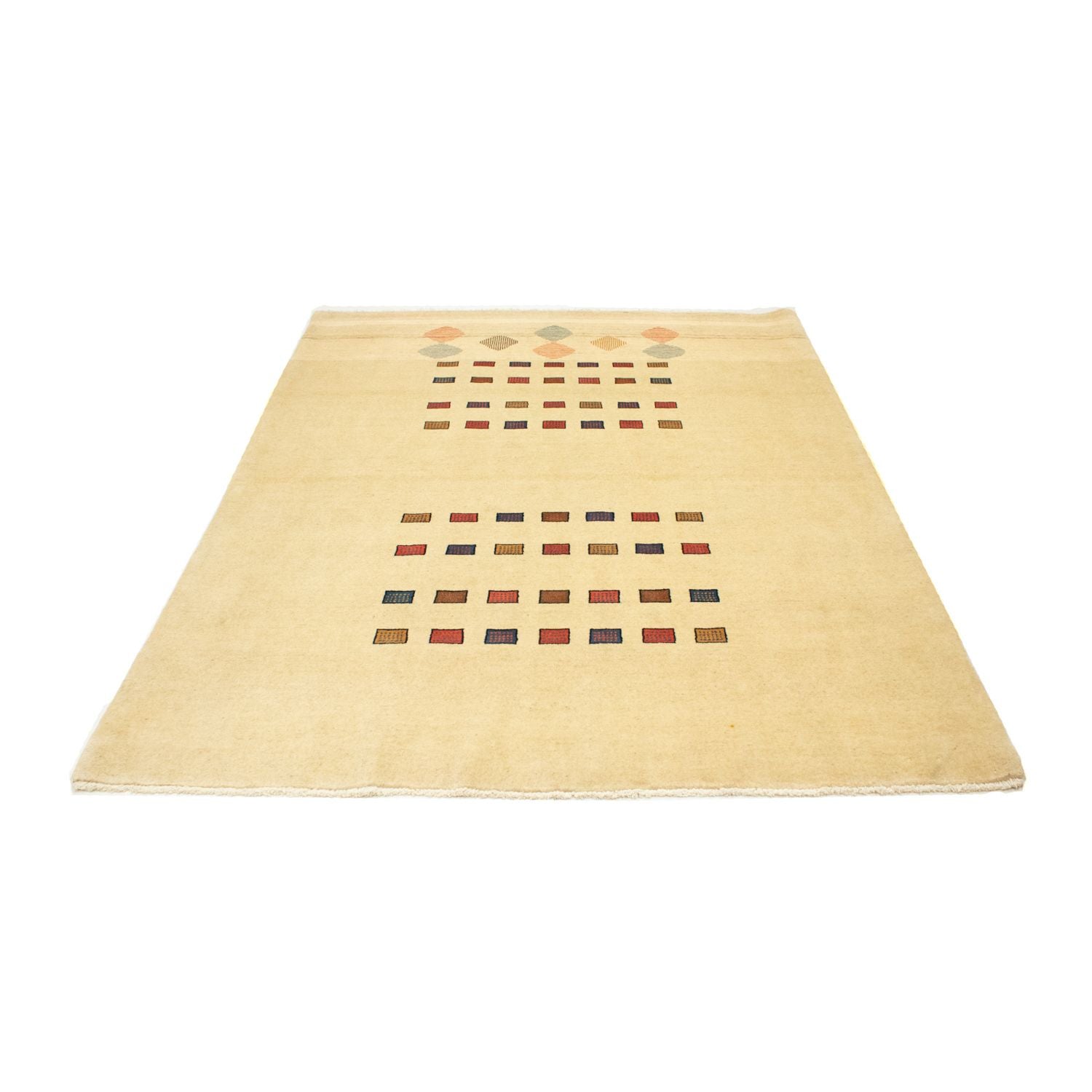 Gabbeh Tæppe - Loribaft Persisk - 241 x 168 cm - beige