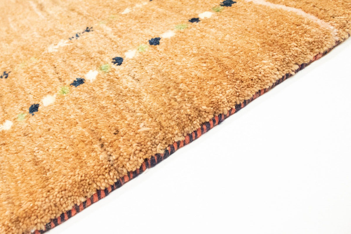Gabbeh Tæppe - Loribaft Persisk - 243 x 170 cm - beige