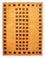 Gabbeh Tæppe - Loribaft Persisk - 231 x 173 cm - guld