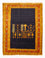 Gabbeh Tæppe - Loribaft Persisk - 210 x 168 cm - mørkeblå