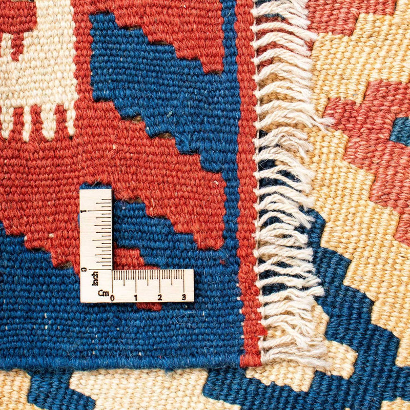Kelim-tæppe - orientalsk - 195 x 152 cm - beige
