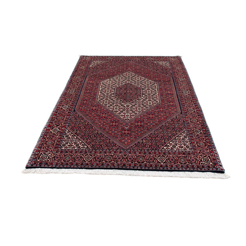 Persisk tæppe - Bijar - 215 x 128 cm - lysrød