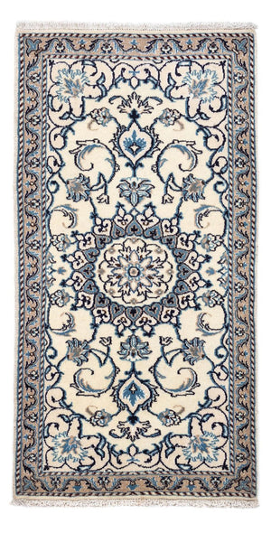 Persisk tæppe - Nain - 136 x 86 cm - beige