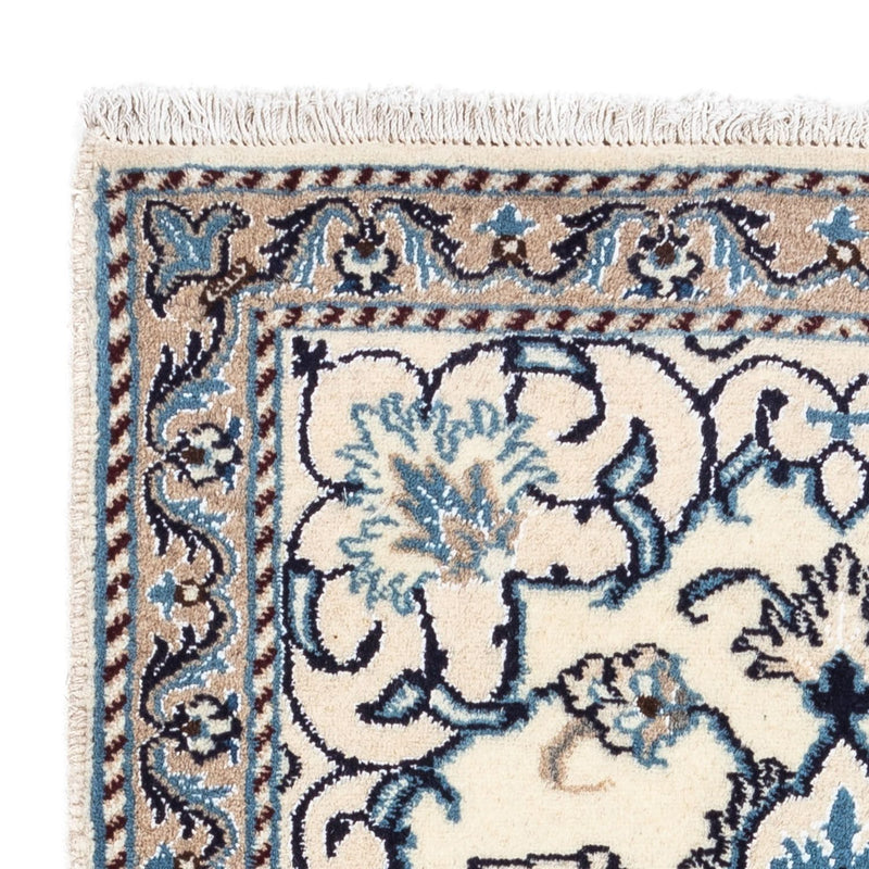 Persisk tæppe - Nain - 136 x 86 cm - beige