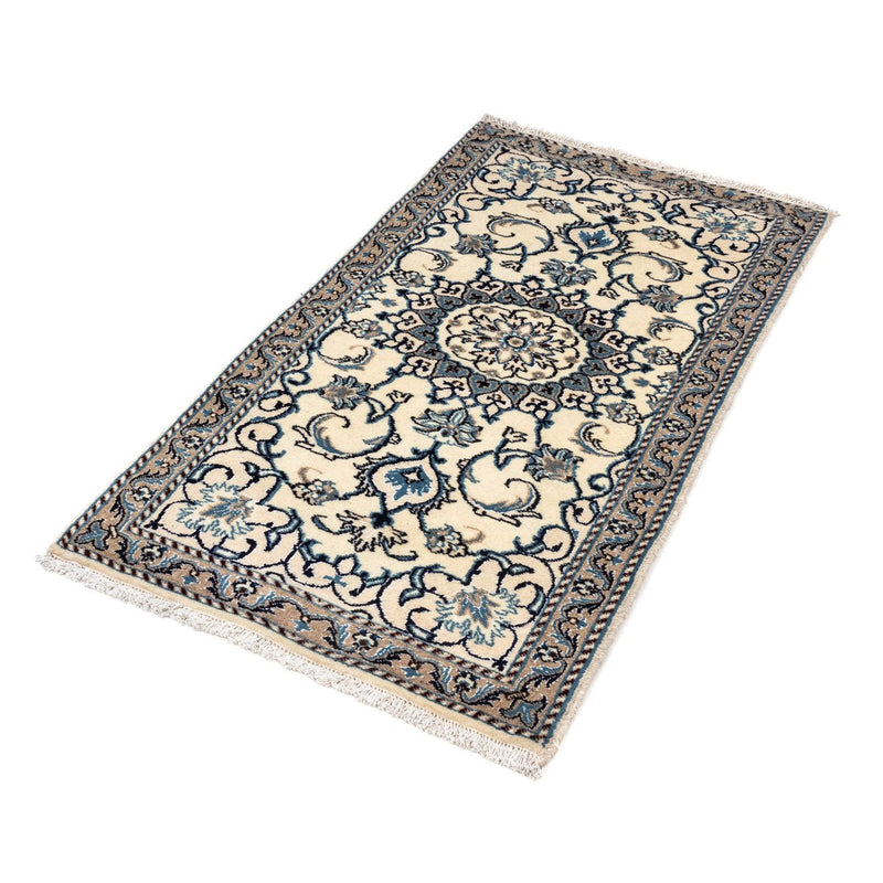Persisk tæppe - Nain - 136 x 86 cm - beige