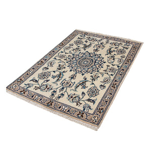Persisk tæppe - Nain - 127 x 87 cm - beige