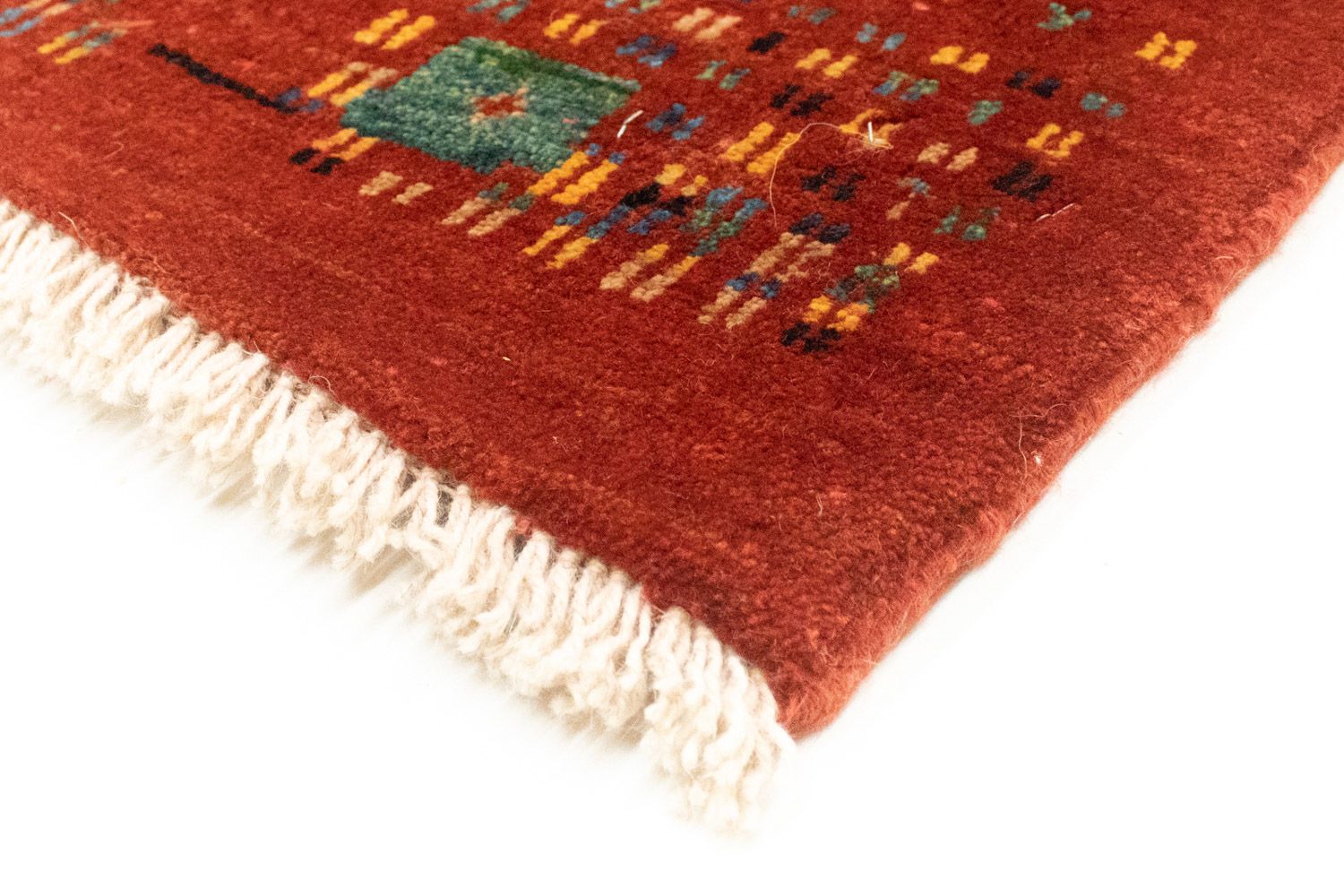 Gabbeh Tæppe - Loribaft Persisk - 276 x 193 cm - rust