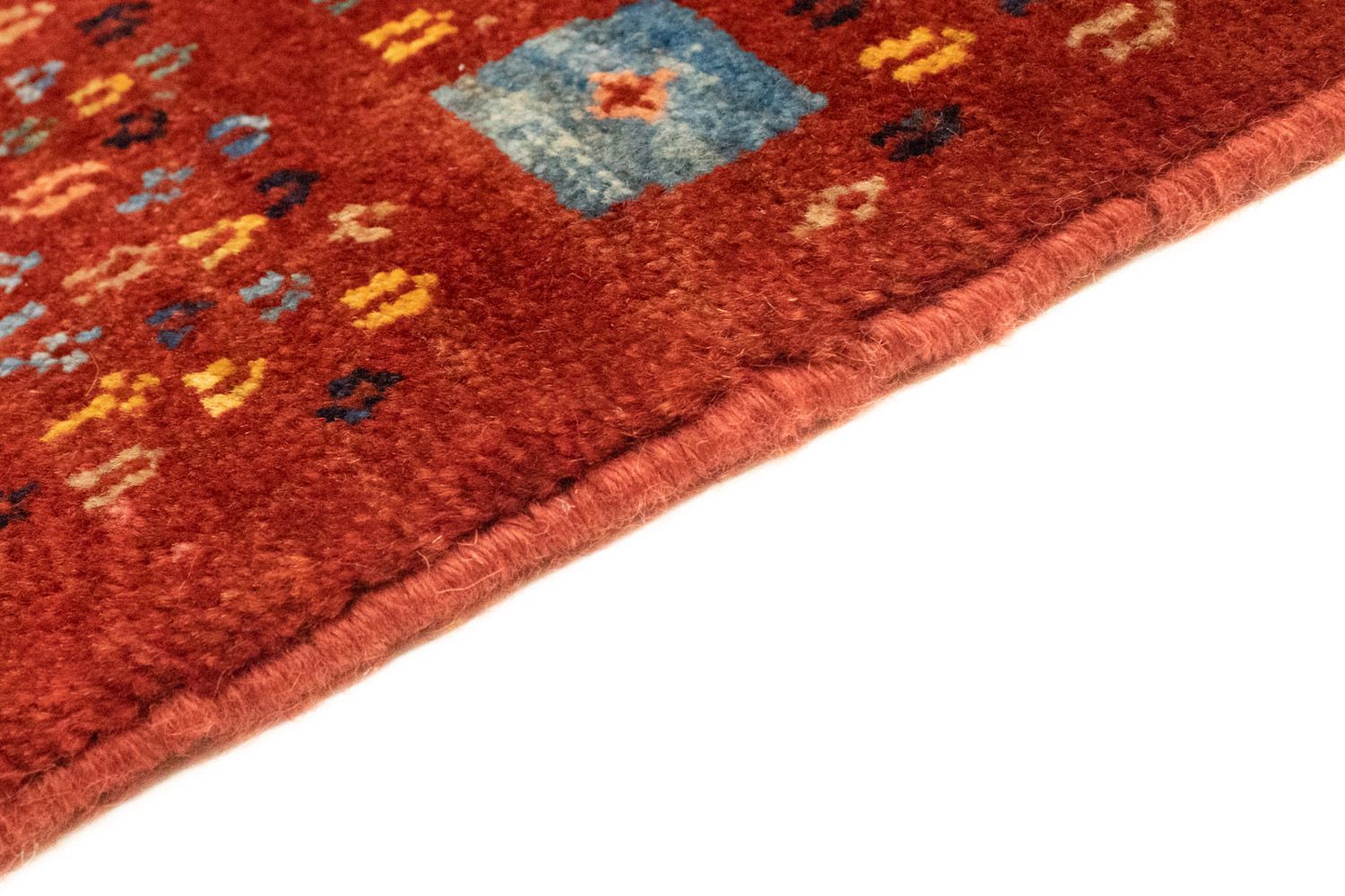 Gabbeh Tæppe - Loribaft Persisk - 276 x 193 cm - rust