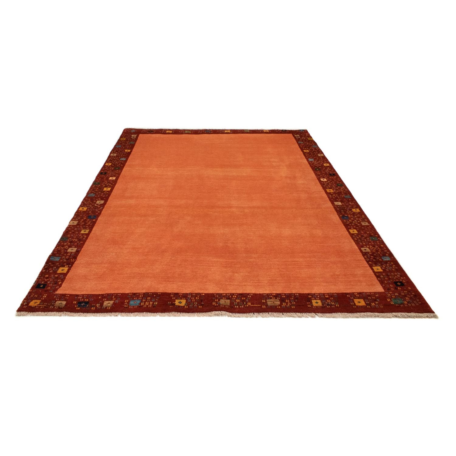 Gabbeh Tæppe - Loribaft Persisk - 276 x 193 cm - rust