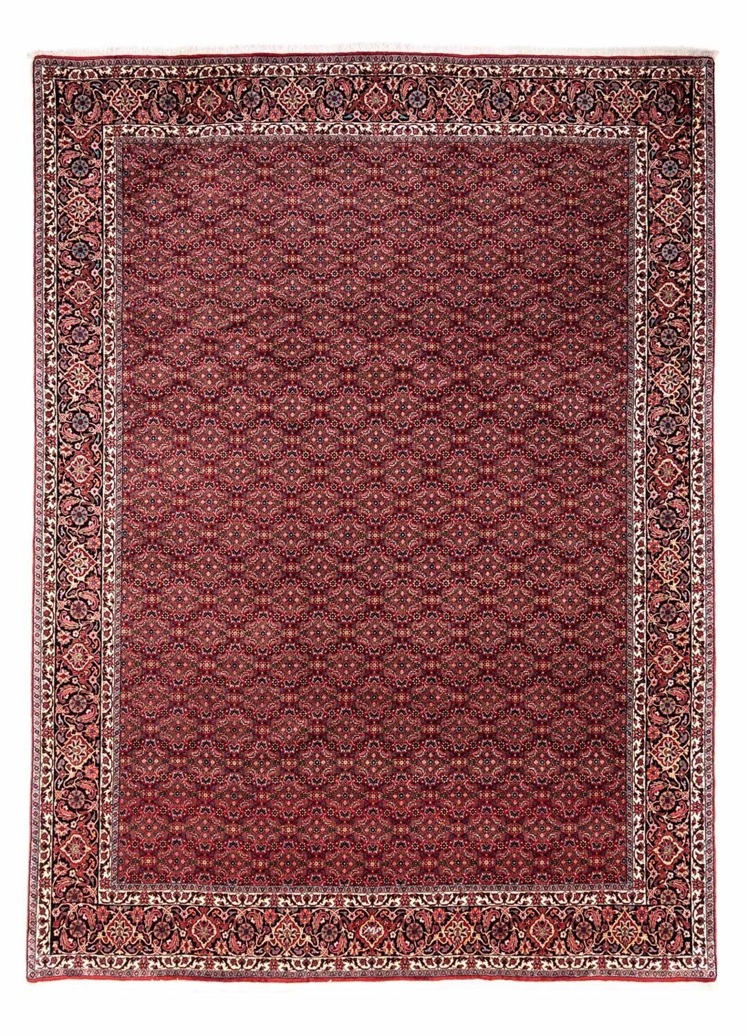 Persisk tæppe - Bijar - Royal - 337 x 252 cm - rød