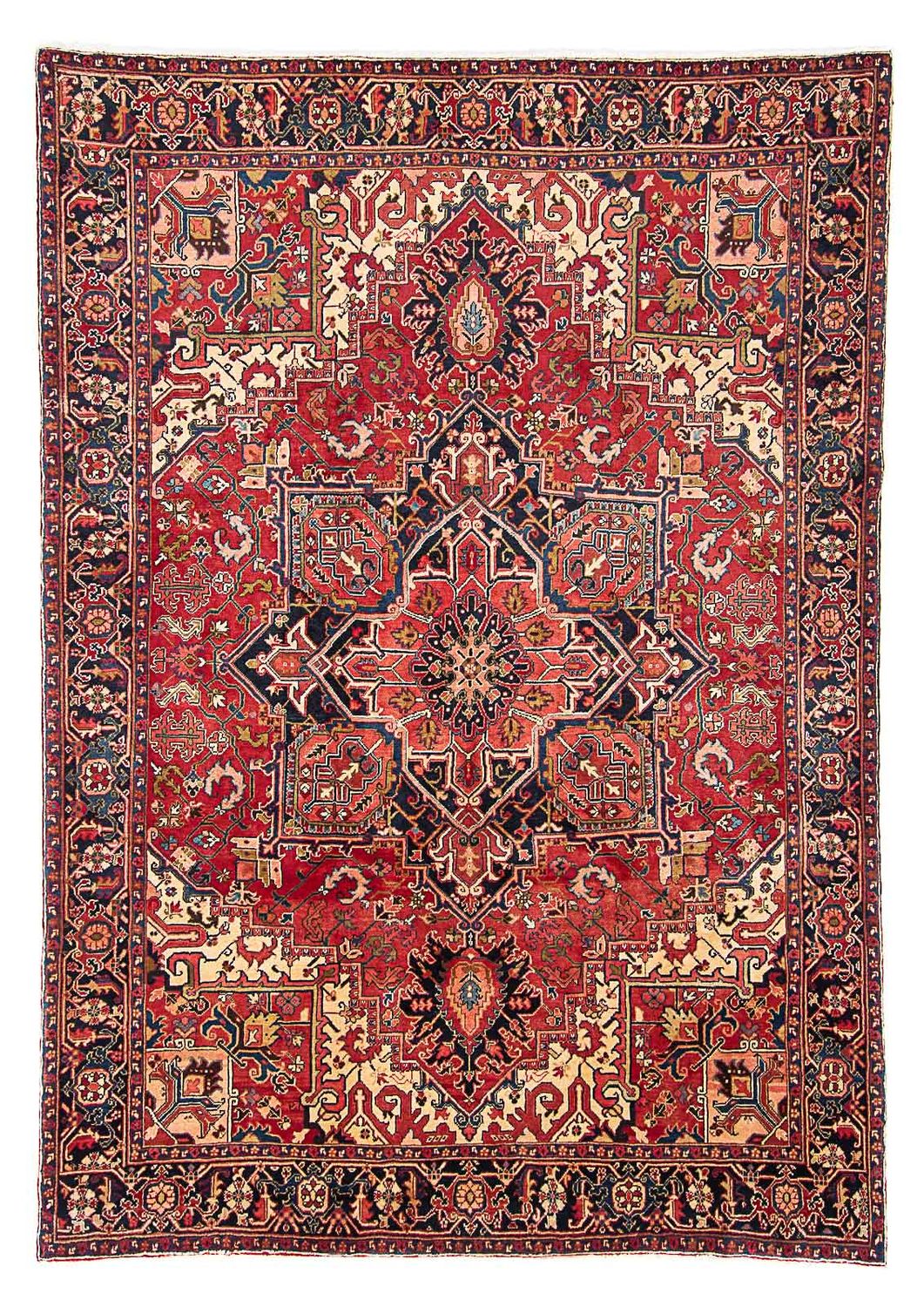 Persisk tæppe - Nomadisk - 342 x 245 cm - rød